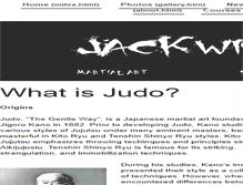 Tablet Screenshot of judojackwilliams.com